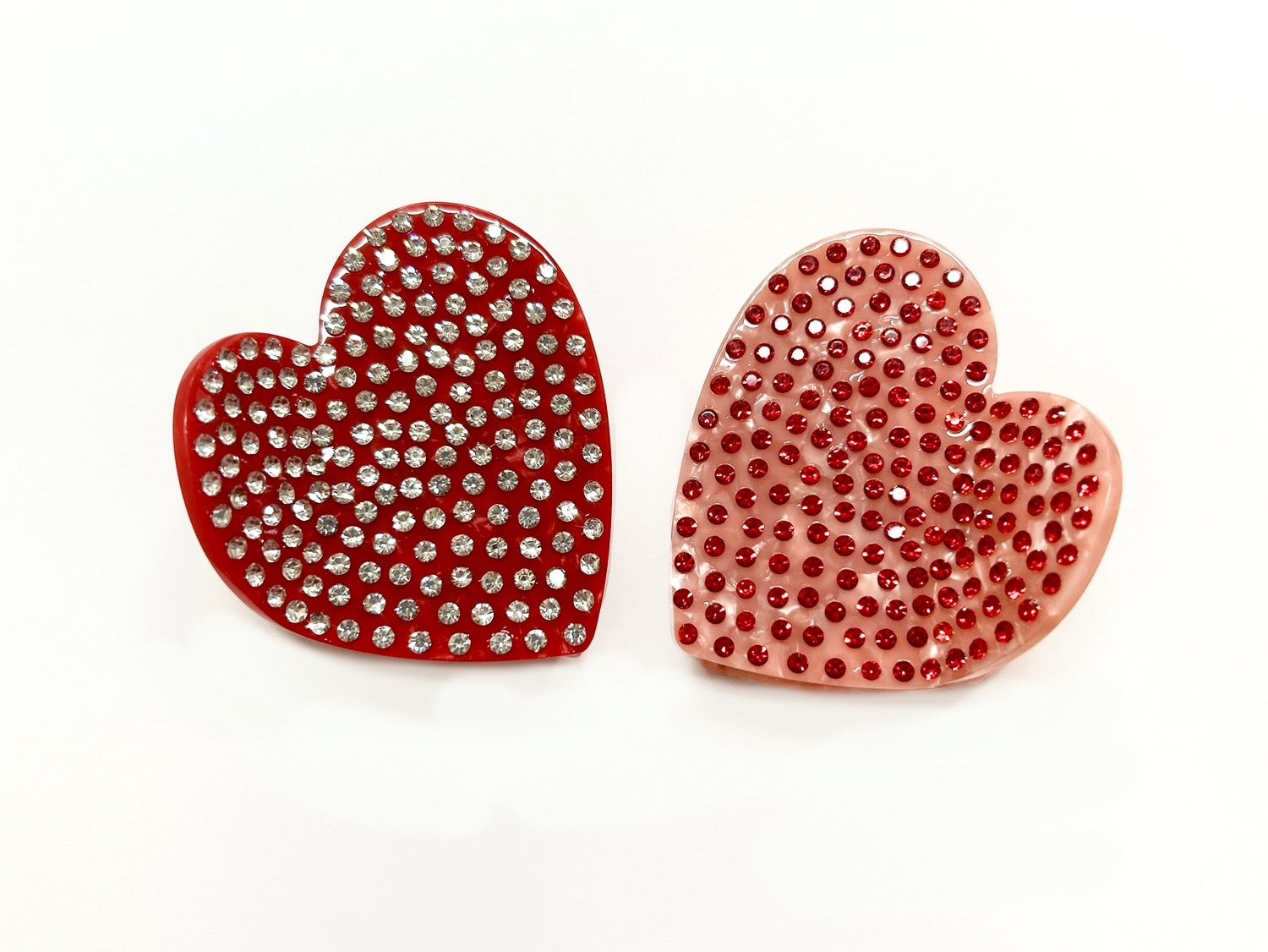 Medusa's Red Rhinestone Heart Jaw – Medusa's Heirlooms