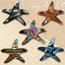 Load image into Gallery viewer, French Starfish Large Barrettes
