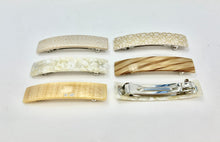 Load image into Gallery viewer, Ivory Blonds Medium French Barrettes
